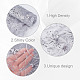 Sequin Star Moon Pattern Embroidered Polyester Mesh Fabrics DIY-WH0530-45B-3