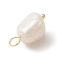 D'acqua dolce naturale ciondoli perla PALLOY-JF02153-01-4