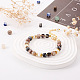 Fashewelry100pcs10スタイルの天然宝石ビーズ  キューブ  多面カット  6~6.5x6~6.5x6~6.5mm  穴：1mm  10個/スタイル G-FW0001-20-7