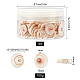 Sunnyclue perles de coquille de lèvre rouge coquille spirale naturelle BSHE-SC0001-10-2