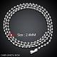 316L Surgical Stainless Steel Ball Chain Necklaces for Men NJEW-BB07995-20-3