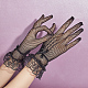 Ahadermaker 4 пара 4 стильных шелковых перчаток AJEW-GA0006-09-3