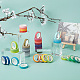 Craspire 40 Rollen farbiges Washi Tape Set dekorative Klebeband Sammlung beschreibbares Washi Craft Tape für Scrapbook DIY Crafts Geschenkverpackungsplaner (7 mm breit) DIY-CP0001-83-5