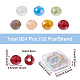 Yilisi 7 filo 7 fili di perle di vetro colori GLAA-YS0001-06-3