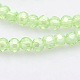 AB Color Plated Glass Faceted Round Beads Strands GLAA-A027-3mm-AB02-1