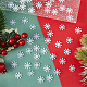 超ファインディング 600 個 2 色 abs プラスチックスノーフレークカボションヒラタクリスマス雪片模造パールスノーフレークカボション diy 工芸品スクラップブッキング装飾ジュエリー作成用品 KY-FH0001-27-3