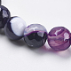 Chapelets de perles en agate à rayures naturelles/agates à bandes G-P364-02-10mm-2