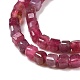 Natural Red Tourmaline Beads Strands G-C009-B22-4