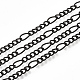 Messingbeschichtete Eisen Bordsteinkette Halskette Herstellung MAK-T006-04A-2
