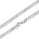 316 Stainless Steel Curb Chain Necklaces NJEW-M176-37-B-1