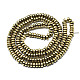 Electroplate Non-magnetic Synthetic Hematite Beads Strands X-G-S352-43-A01-2
