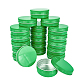 BENECREAT 20 Packs 60ml Green Round Tin Cans Screw Top Aluminum Cans for Storing Spices CON-BC0005-70B-01-1
