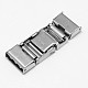 Rectangle 201 Stainless Steel Watch Band Clasps STAS-F067-15-2