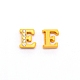 Breloques coulissantes d'alphabet avec strass  RB-TAC0002-01E-2
