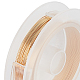 Benecreat alambre de cobre resistente al deslustre de 0.5 mm (calibre 24) 90 m de 6 colores mezclados alambre para abalorios de joyería para manualidades fabricación de joyas (15 m / color) CWIR-BC0005-01C-3