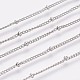 304 cavigliere catena di cordolo in acciaio inox AJEW-P069-05P-2