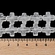 天然石クオーツクリスタルビーズ連売り  ロッククリスタルビーズ  クロス  13~13.5x12.5~13.5x4~5mm  穴：1mm  約18個/連  9.21''（23.4センチメートル） G-M418-B11-01-6