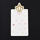 Rectangle Crown Earring Display Cards CDIS-P007-D01-2