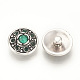 Alloy Rhinestone Snap Buttons SNAP-Q007-045AS-01-2