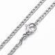 304 Stainless Steel Curb Chain Necklaces NJEW-H446-01-3