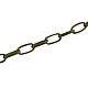 Cadenas de clip de hierro CH-R025-10x5mm-AB-NF-1
