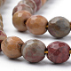 Chapelets de perles en jaspe arc-en-ciel rouge G-Q462-85-8mm-3