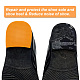 Benecreat 6 paires 3 couleurs bas de chaussures en caoutchouc antidérapant DIY-BC0009-91-4