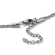 304 из нержавеющей стальной трос цепи ожерелья NJEW-H019-01P-3
