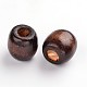 Dyed Natural Wooden Beads WOOD-R233-04-LF-2