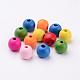 Dyed Natural Wood Beads X-WOOD-R249-045-2
