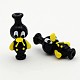 Handmade Lampwork 3D Cartoon Duck Beads LAMP-L048-07-1