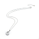 925 Sterling Silver Pendant Necklaces NJEW-F246-04P-1