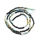 Chapelets de perles en chrysocolle et lapis lazuli naturelles G-P457-A01-08-3