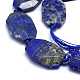 Chapelets de perles en lapis-lazuli naturel G-K223-38A-3