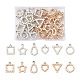 Kissitty 48 pièces 12 pendentifs acryliques de placage uv de style OACR-KS0001-01-1