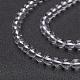 Brins de perles de cristal de quartz de qualité naturelle A GSR6mmA039-3