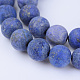 Chapelets de perles en lapis-lazuli naturel G-Q462-6mm-19-1
