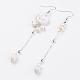 Gemstone Beads Bracelets and Earrings Jewelry Sets SJEW-JS00904-6