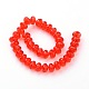 Faceted Rondelle Imitation Austrian Crystal Glass Bead Strands G-PH0009-06-6x4mm-1