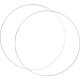 BENECREAT 2PCS 7 Inch Clear Acrylic Sheet Round Circle Dis Acrylic Sheet for Decoration OACR-BC0001-03C-1