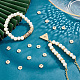 Ph pandahall 50 pièces perles d'espacement plaquées or 14 carats KK-PH0005-48-5