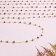 Chaînes de perles de copeaux de tourmaline naturelle CHC-SZ0001-62C-4