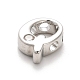 Стойки обшивки латунь кубического циркония бусы KK-L210-008P-Q-2