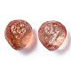 Perles de verre peintes par pulvérisation transparent GLAA-R215-01-B06-2