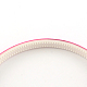 Plain Headwear Hair Accessories Plastic Hair Band Findings OHAR-S187-04-5