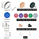 Kits de fabrication de boucles d'oreilles bricolage unicraftale DIY-UN0001-61-2