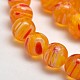 Round Millefiori Glass Beads Strands LK-P002-19-3