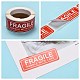 Adesivi fragili maneggiati con cura avvertendo l'etichetta di spedizione dell'imballaggio DIY-E023-04-4