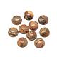 Natural Picture Jasper Cabochons G-R416-8mm-42-1