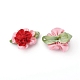 Blumenornament-Zubehör aus Polyesterimitat DIY-TAC0024-01E-2
